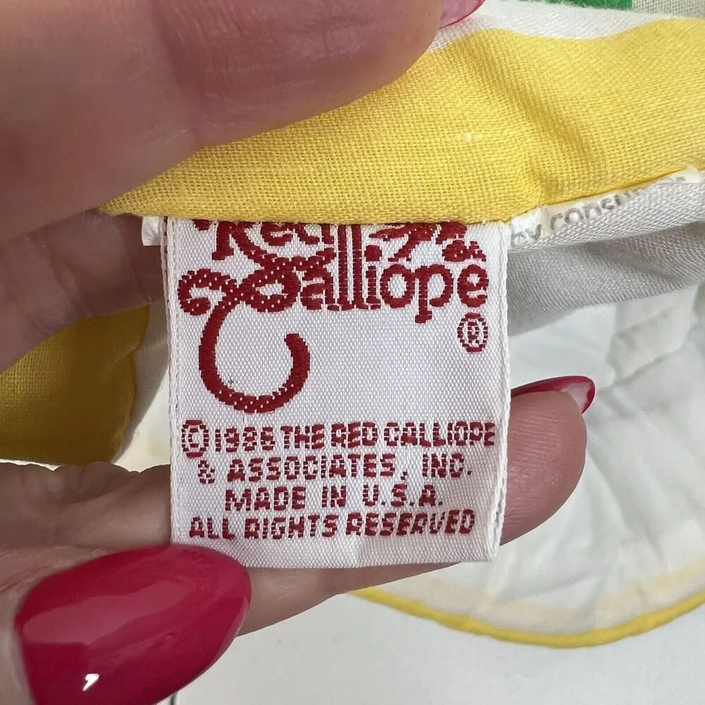 Red Calliope vintage 80s